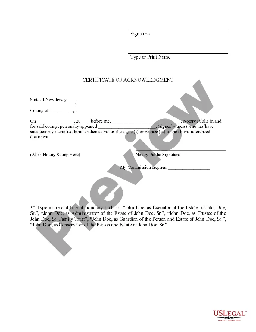 Preview Fiduciary Deed for use by Executors, Trustees, Trustors, Administrators and other Fiduciaries