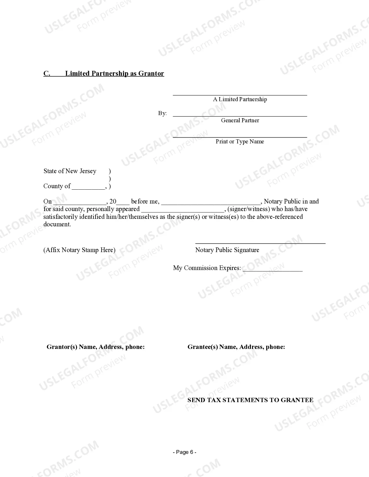 Preview Warranty Deed from Limited Partnership or LLC is the Grantor, or Grantee