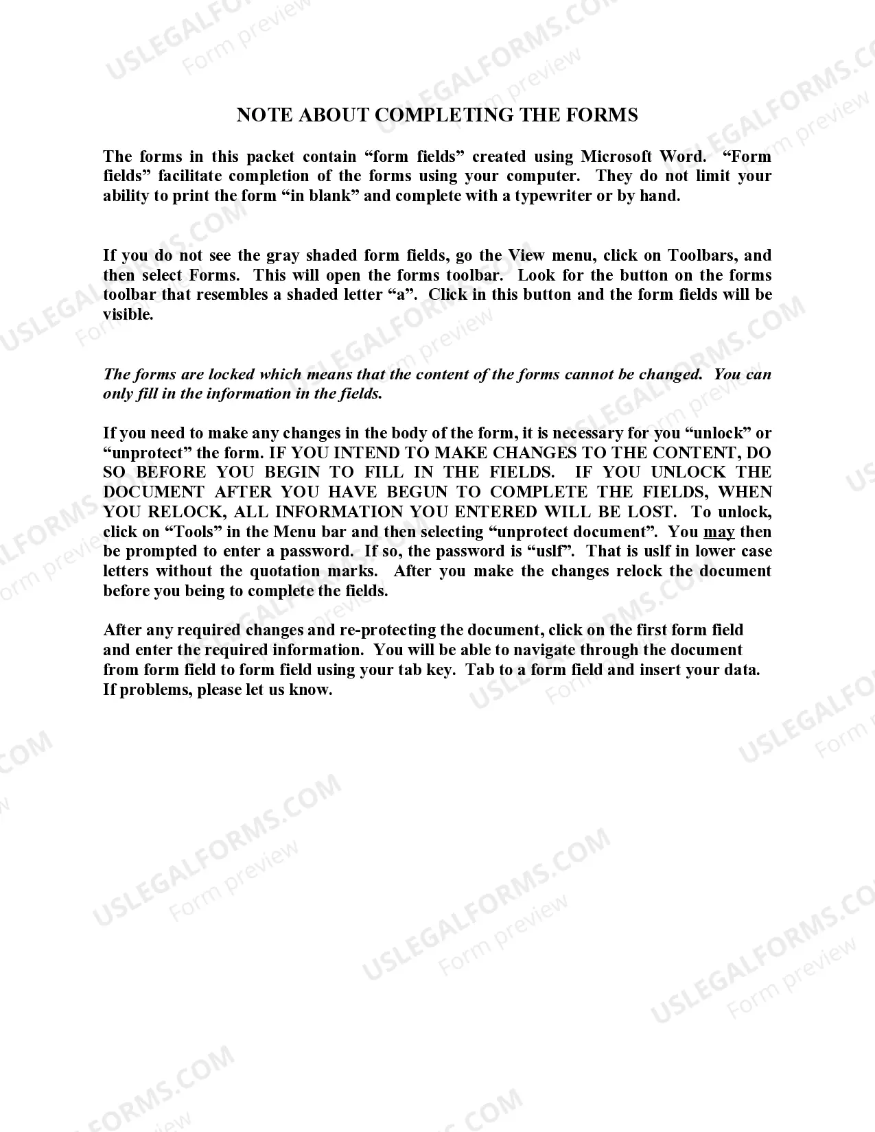 Preview Warranty Deed for Correction