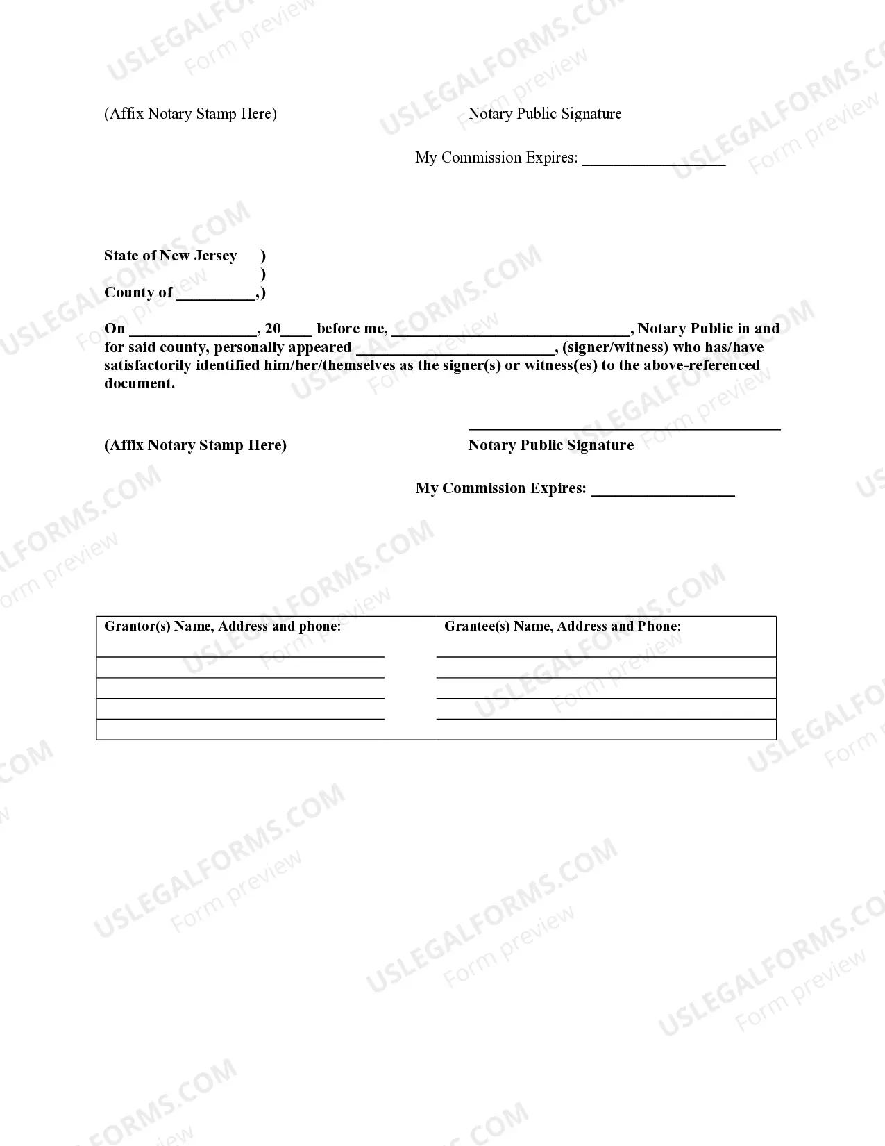 Preview Warranty Deed for Correction