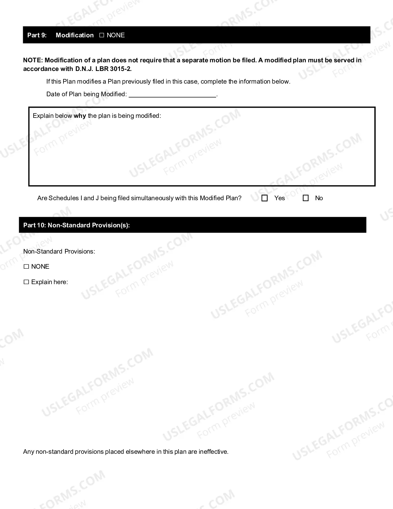Preview Chapter 13 Plan and Motions