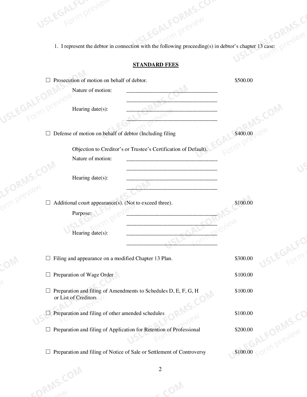 Preview Certification of Debtor's Counsel Supporting Supplemental Chapter 13 Fee