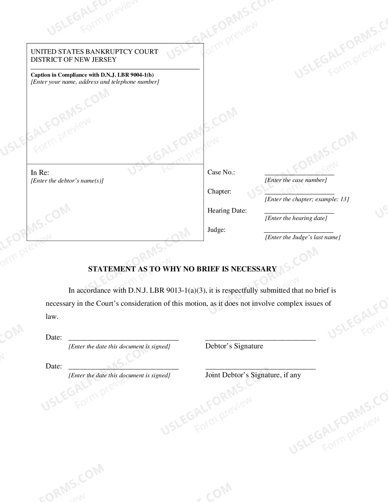 Preview Motion to Reopen a Case to File Certification About a Financial Management Course