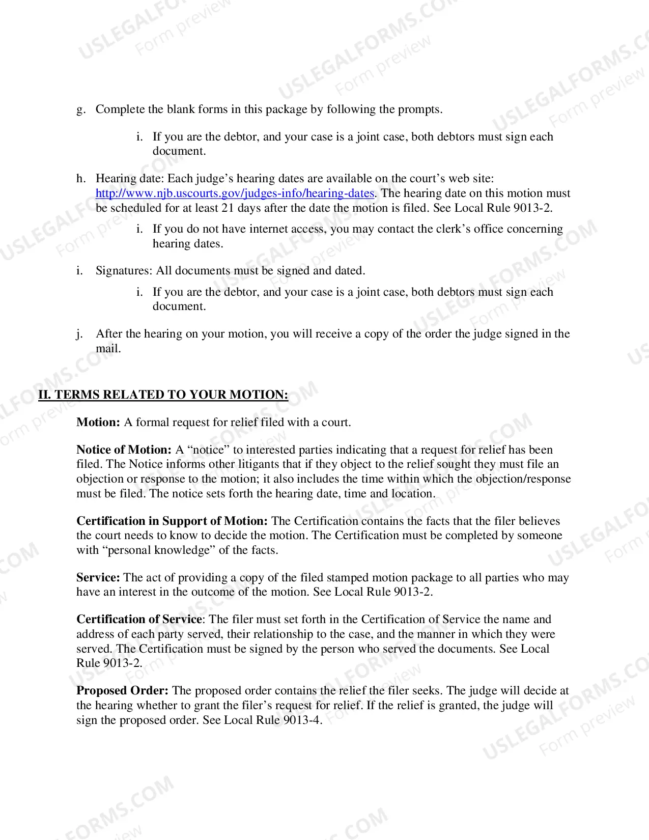 Preview Motion to Reopen Case