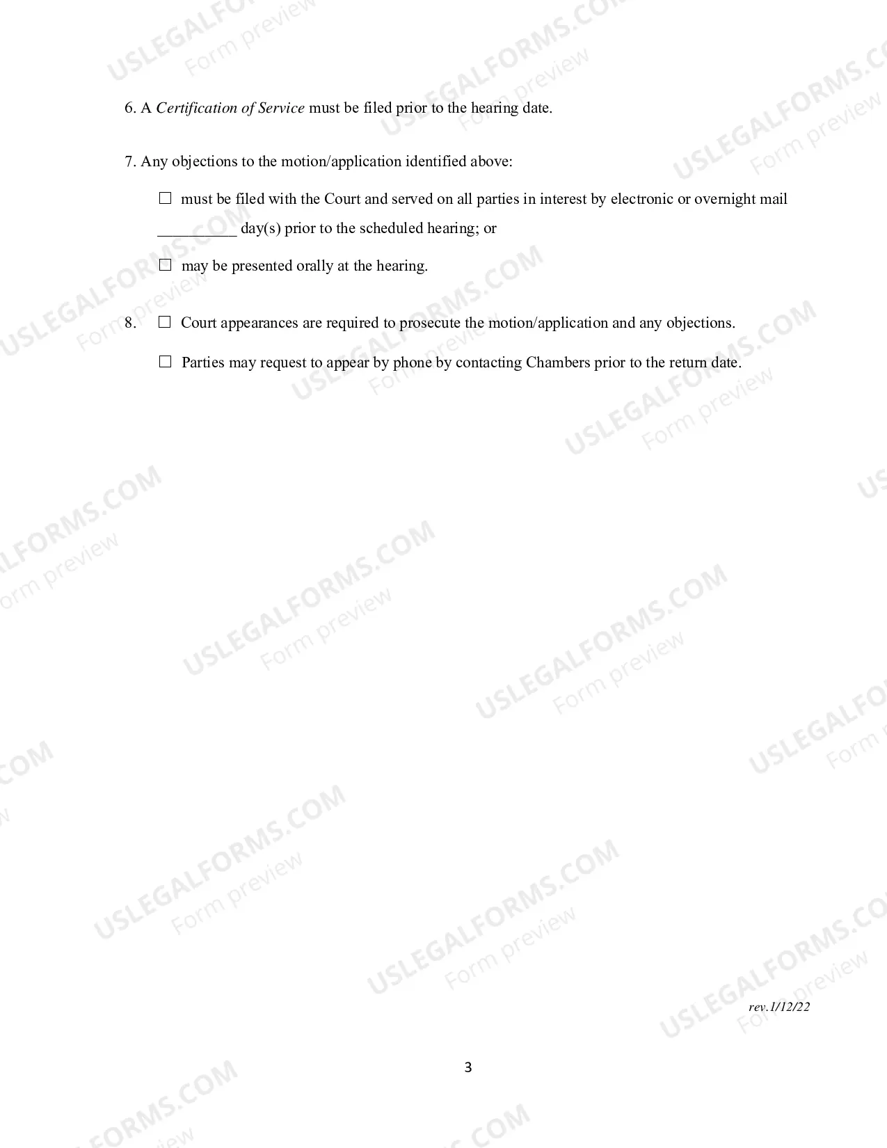 Preview Order Shortening Time Period for Notice, Setting Hearing and Limiting Notice