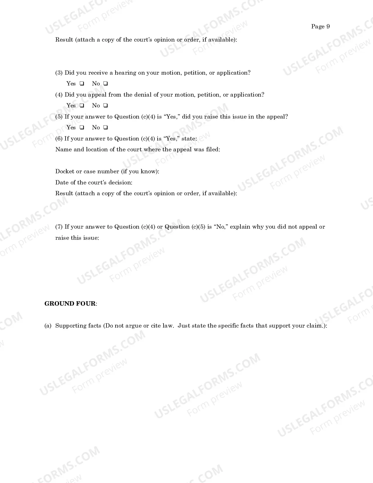 Preview Motion to Vacate, Set Aside, or Correct a Sentence by a Person in Federal Custody Under 28 U.S.C. 2255