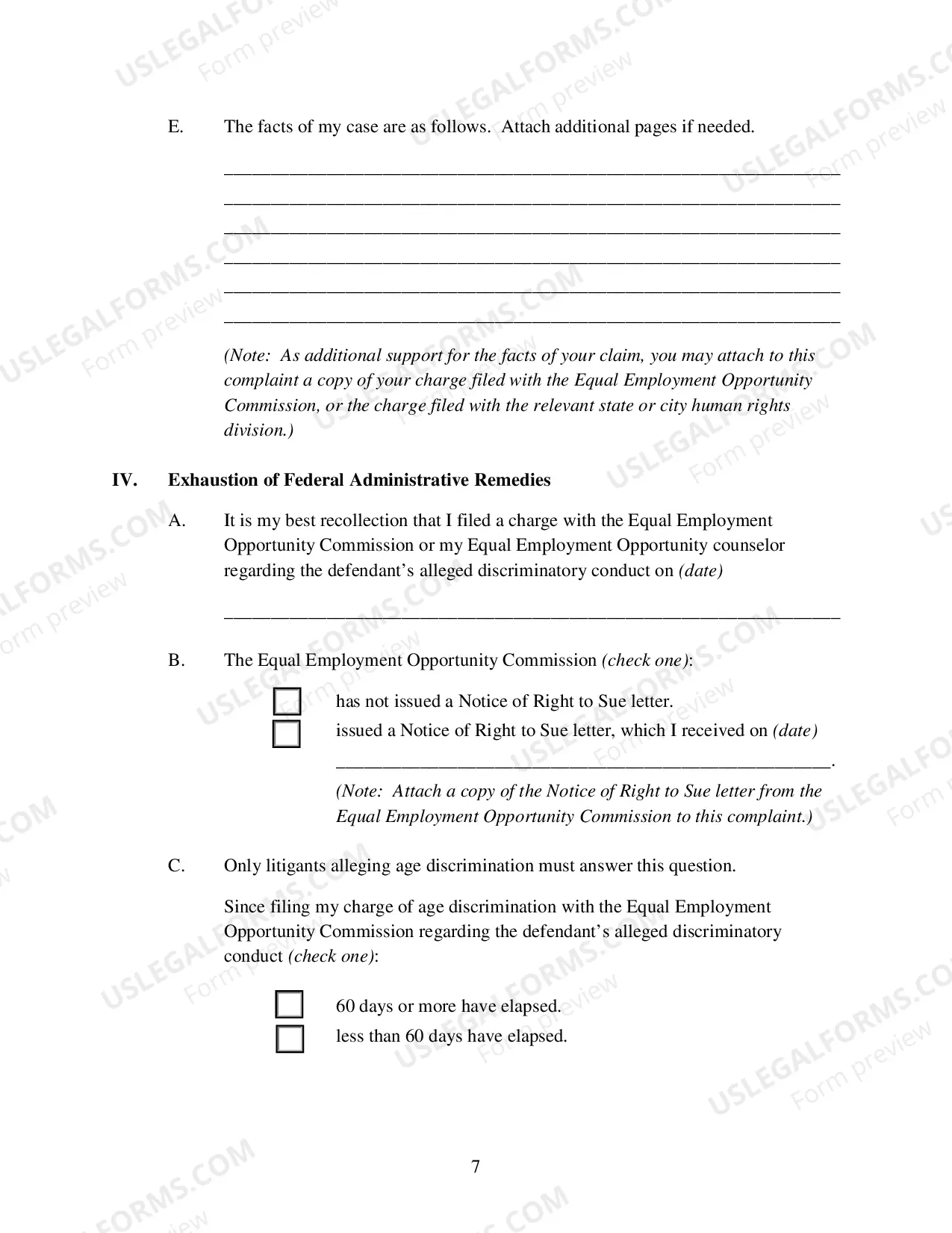 Preview EEOC Complaint