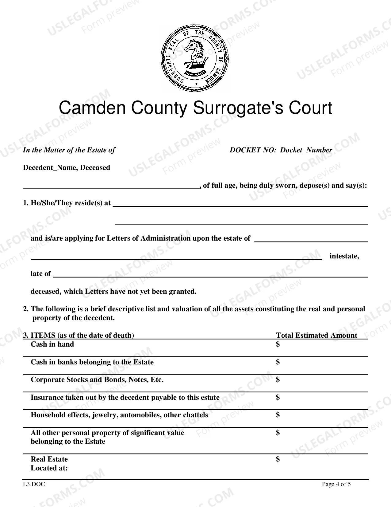 Preview Surety Bond