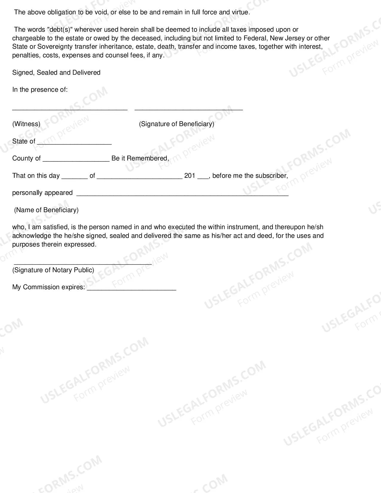 Preview Refunding Bond and Release