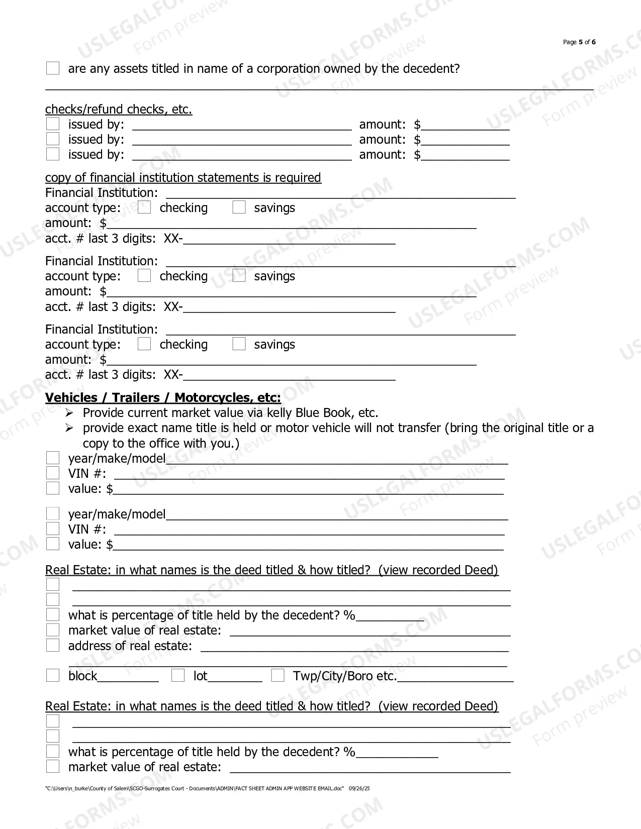 Preview Administration Fact Sheet