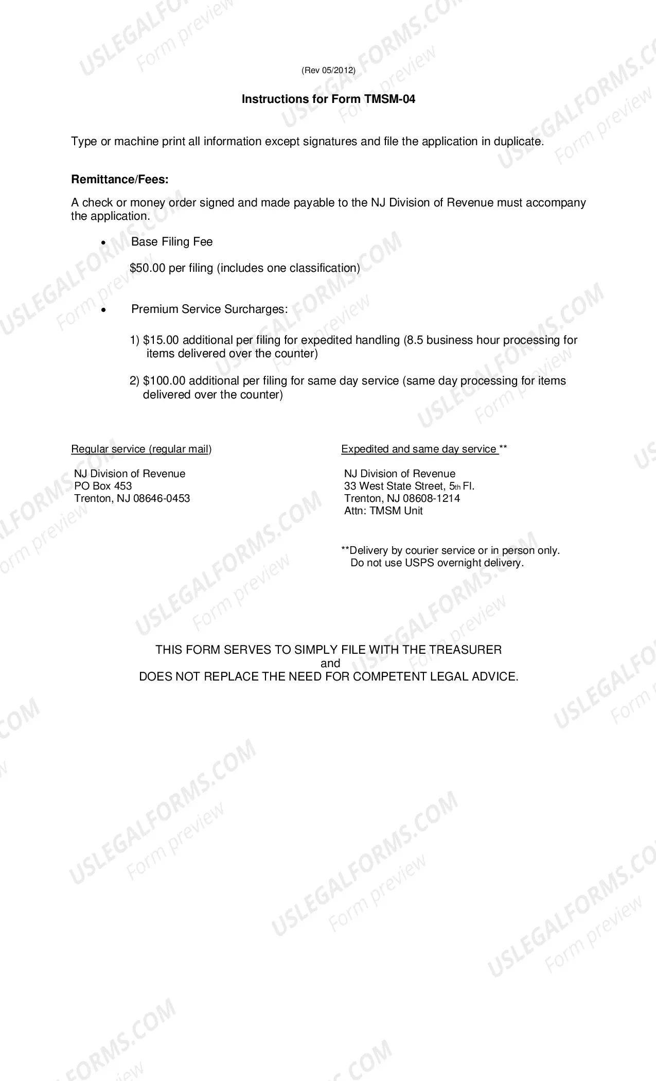 Preview Application to Amend A Registered Trade Or Service Mark