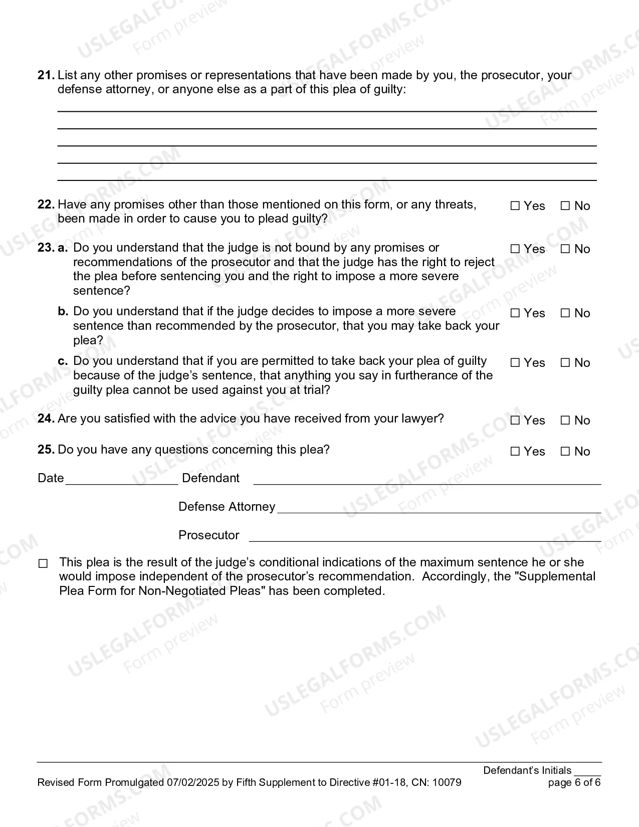 Preview Plea-01 Main Plea Form