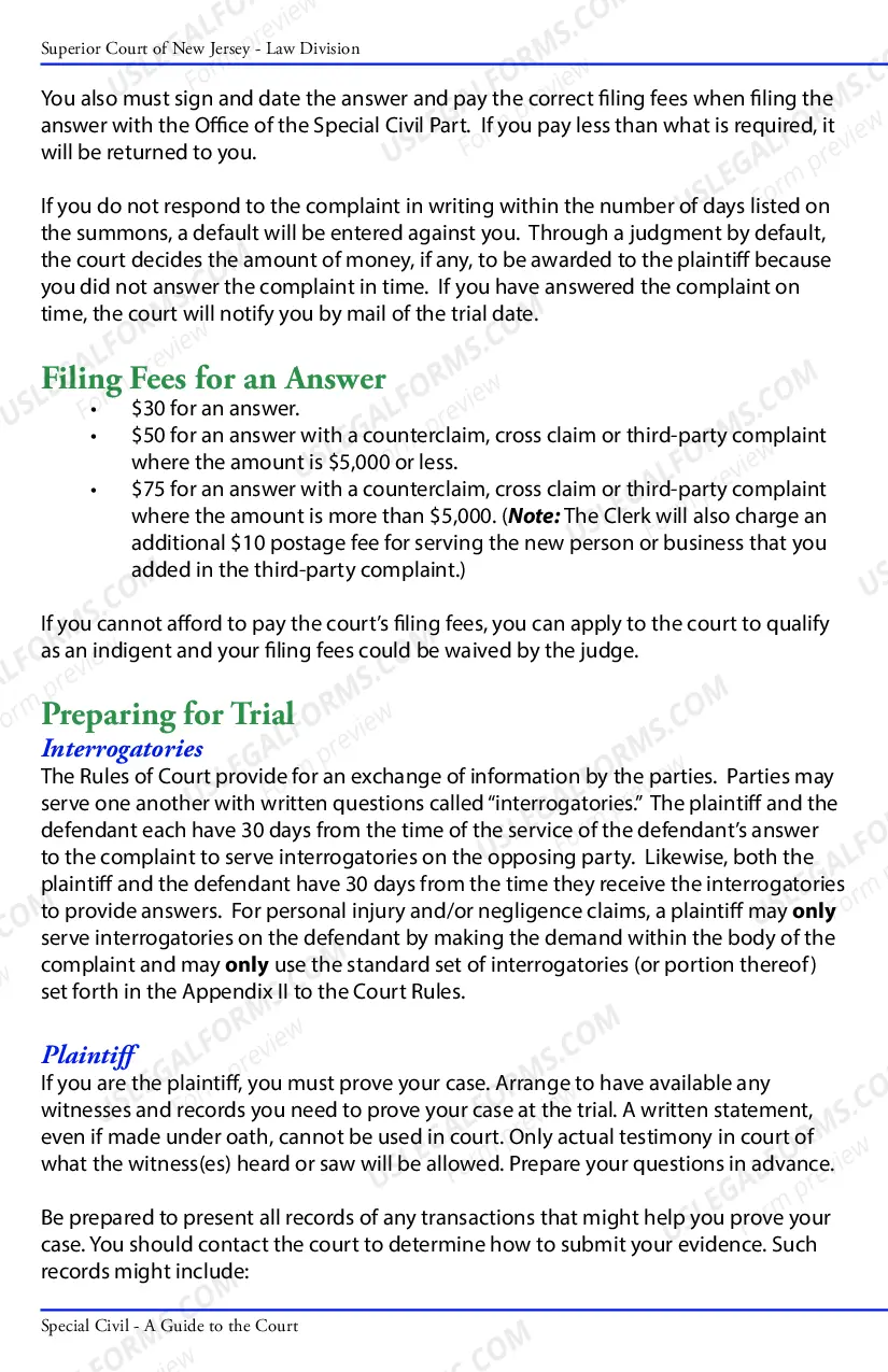 Preview Special Civil: A Guide to the Court - brochure