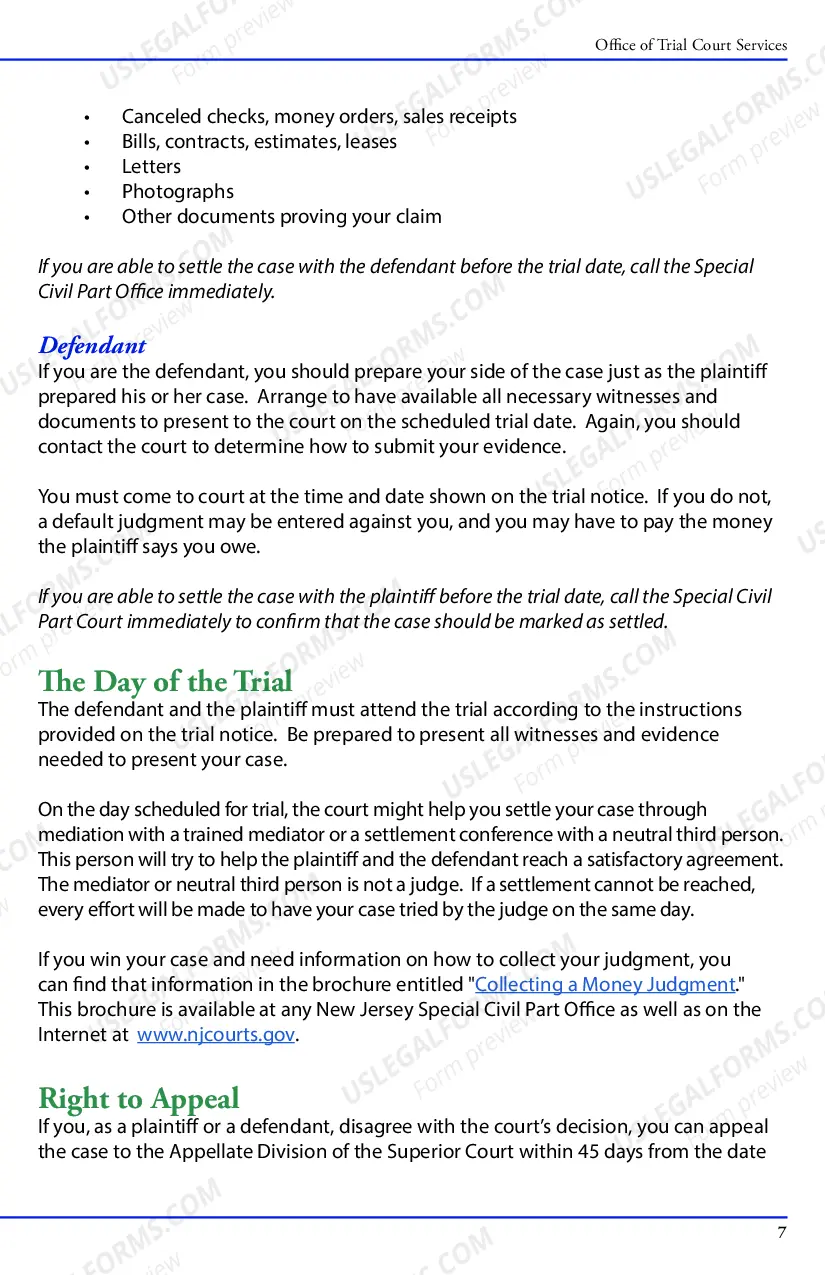 Preview Special Civil: A Guide to the Court - brochure