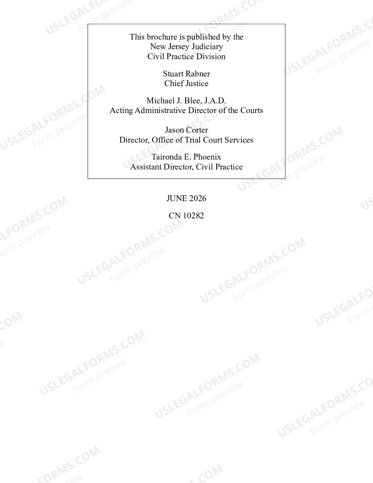Preview Collecting a Money Judgment - brochure