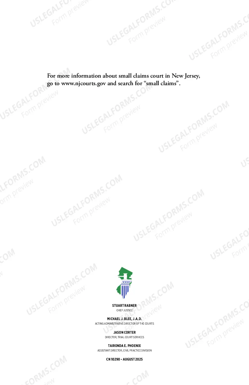 Preview Small Claims - brochure