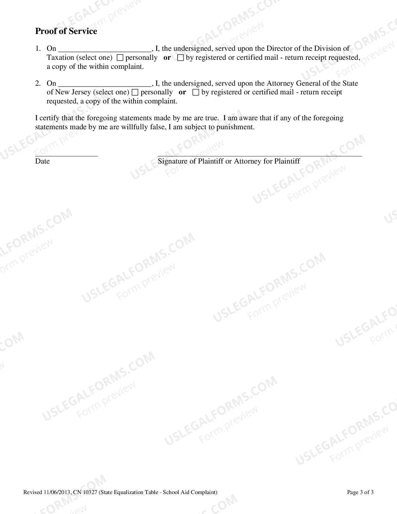 Preview State Equalization Table - School Aid