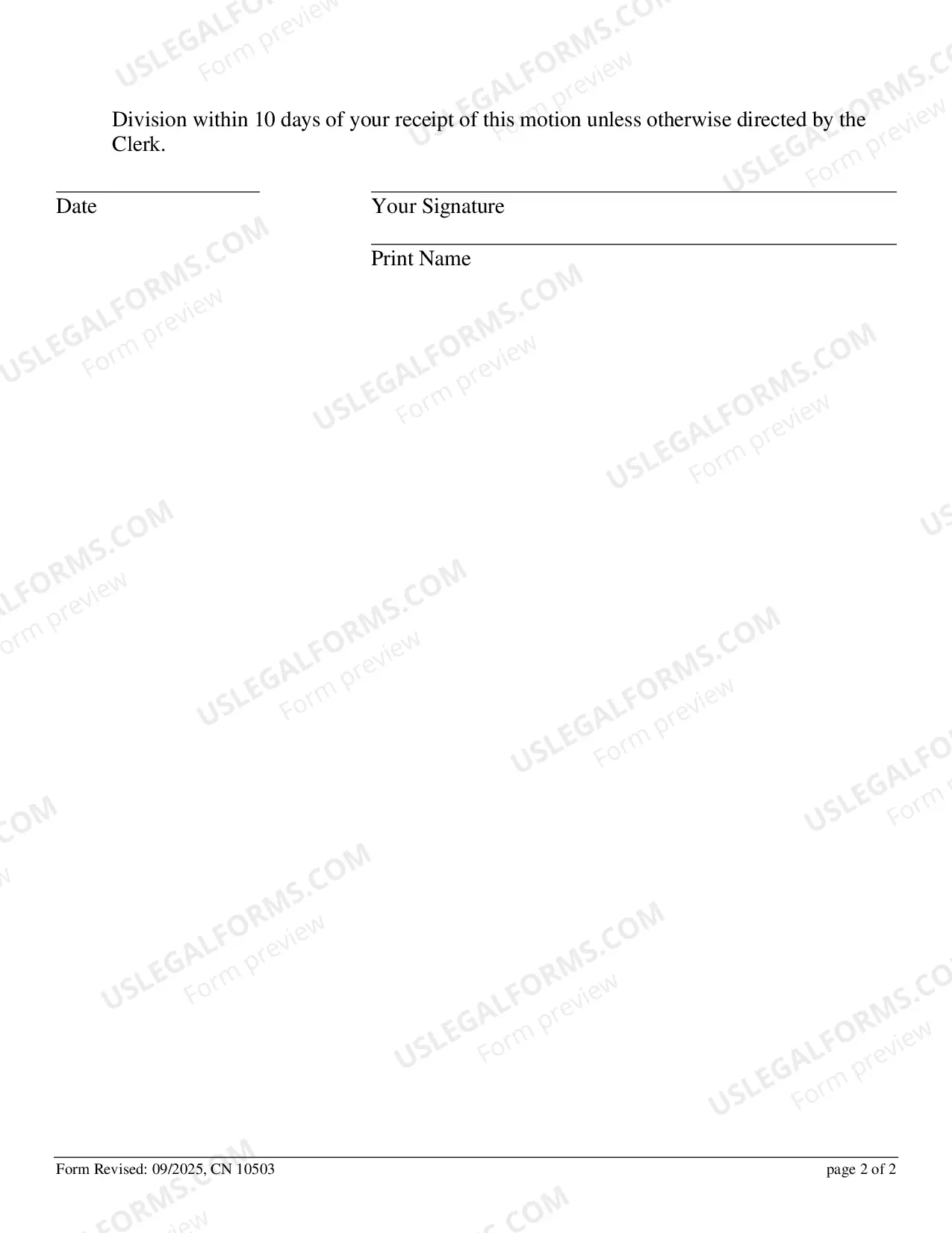 Preview Appellate Notice of Motion