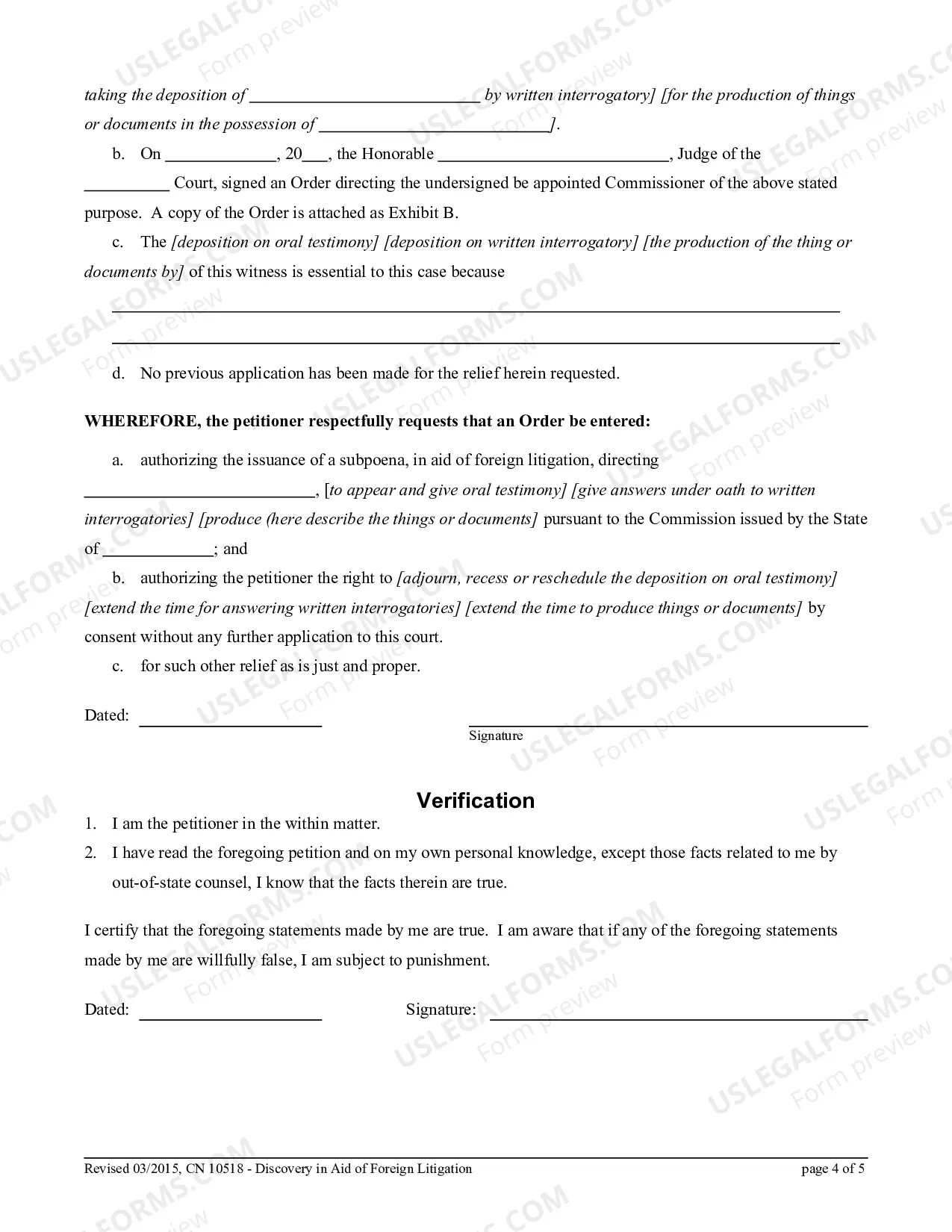 Preview Information for Attorneys on the Procedure to Pursue Discovery of a New Jersey Resident for Use in Litigation in the United States District Courts or Another Country