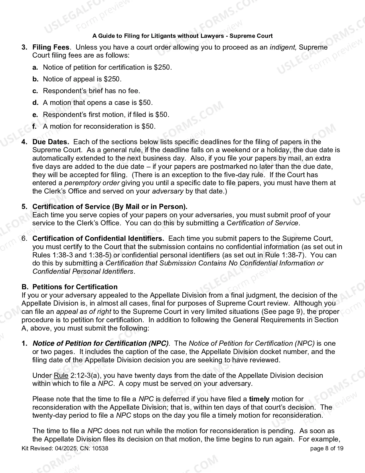Preview A Guide to Filing for Litigants without Lawyers