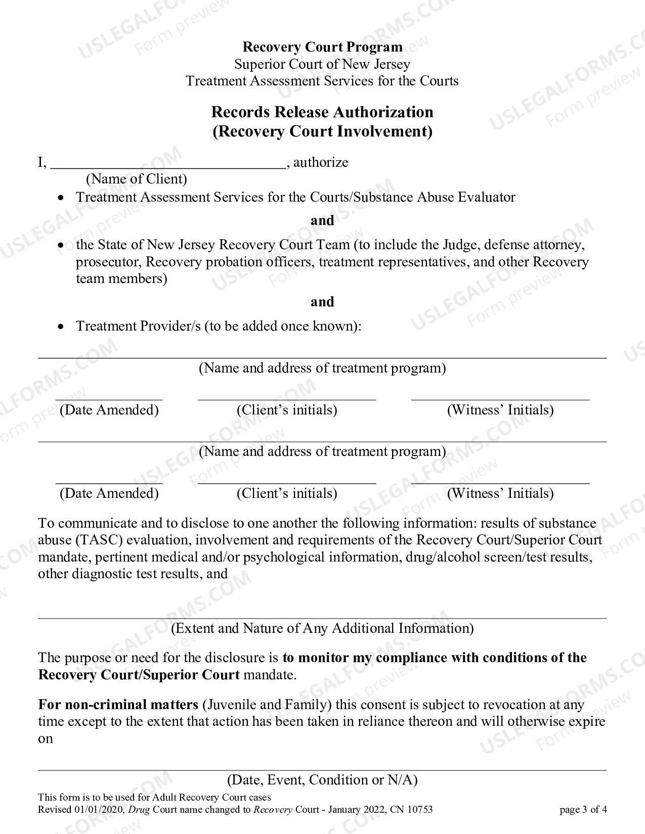 Preview Drug Court Application