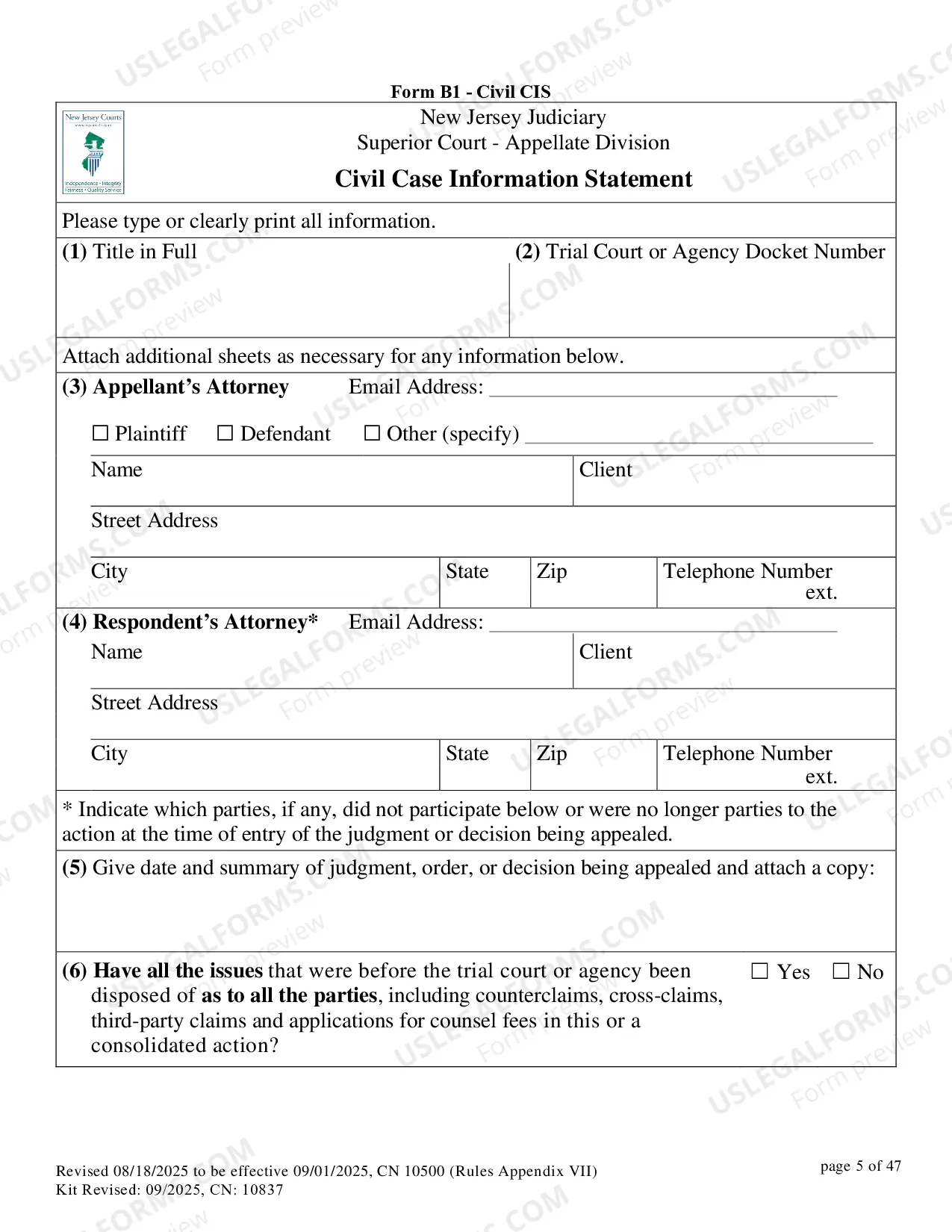 Preview Appellate Pro Se Kit (How to Appeal a Decision in the Superior Court)