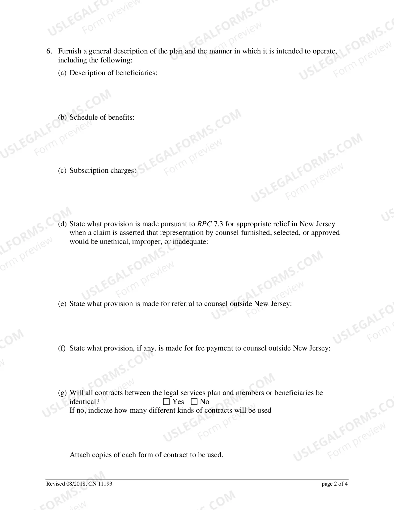 Preview Legal Services Plan - Non-Union