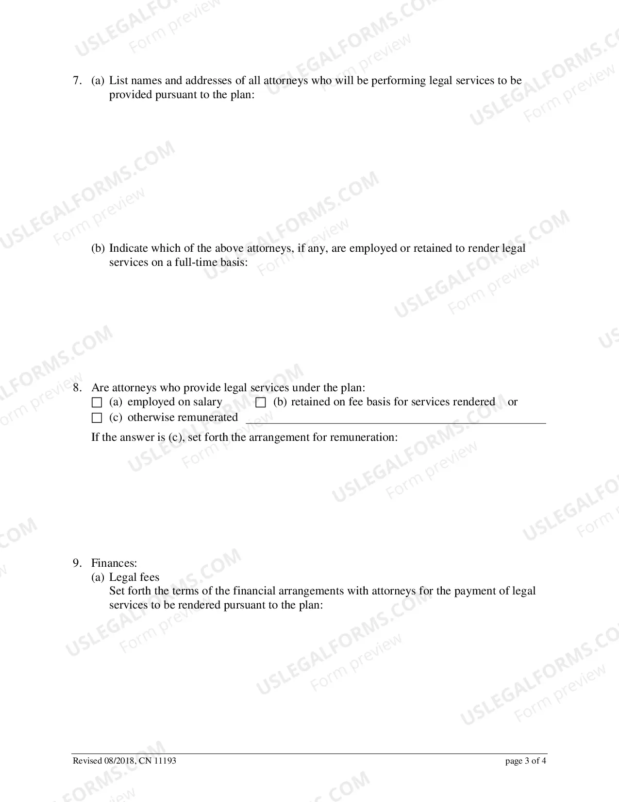 Preview Legal Services Plan - Non-Union