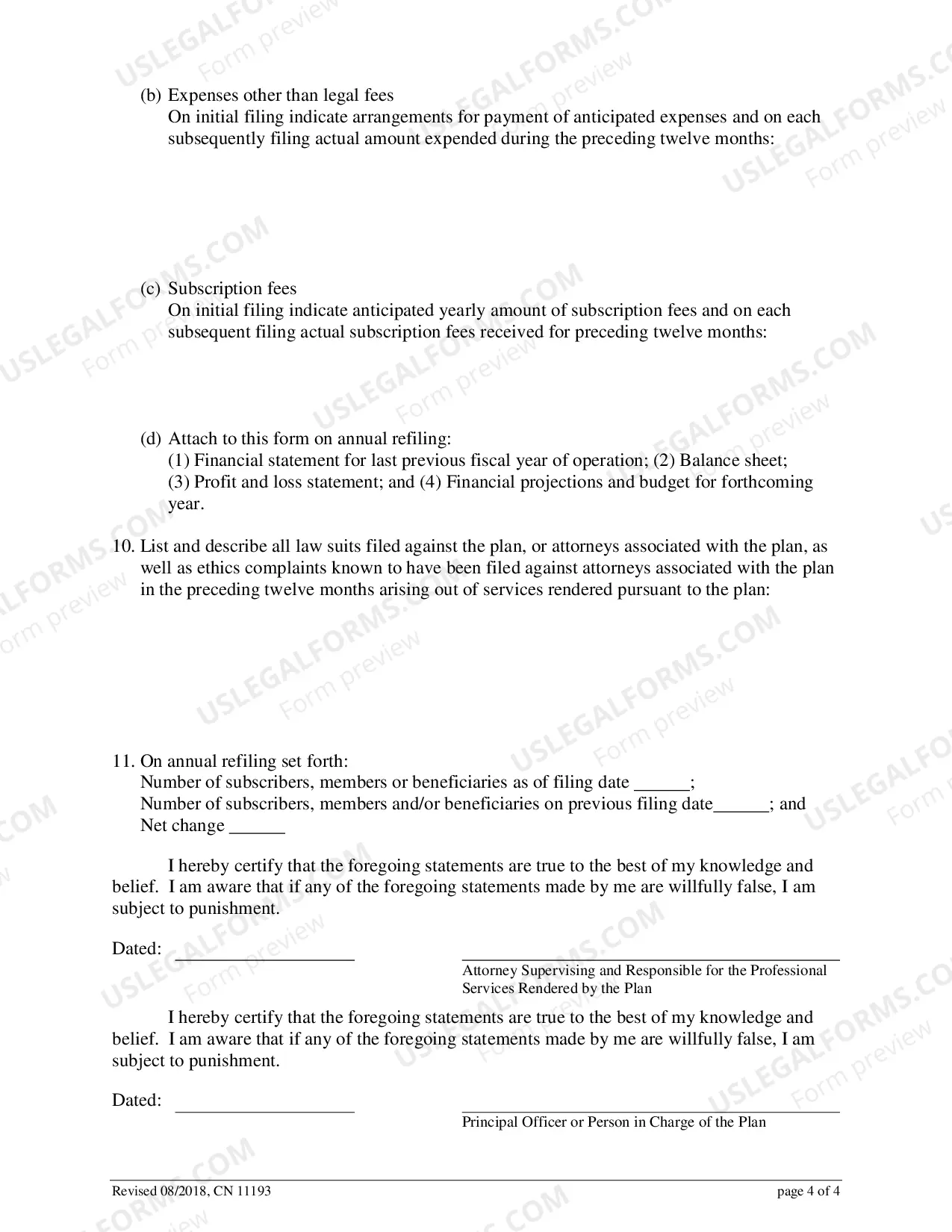 Preview Legal Services Plan - Non-Union