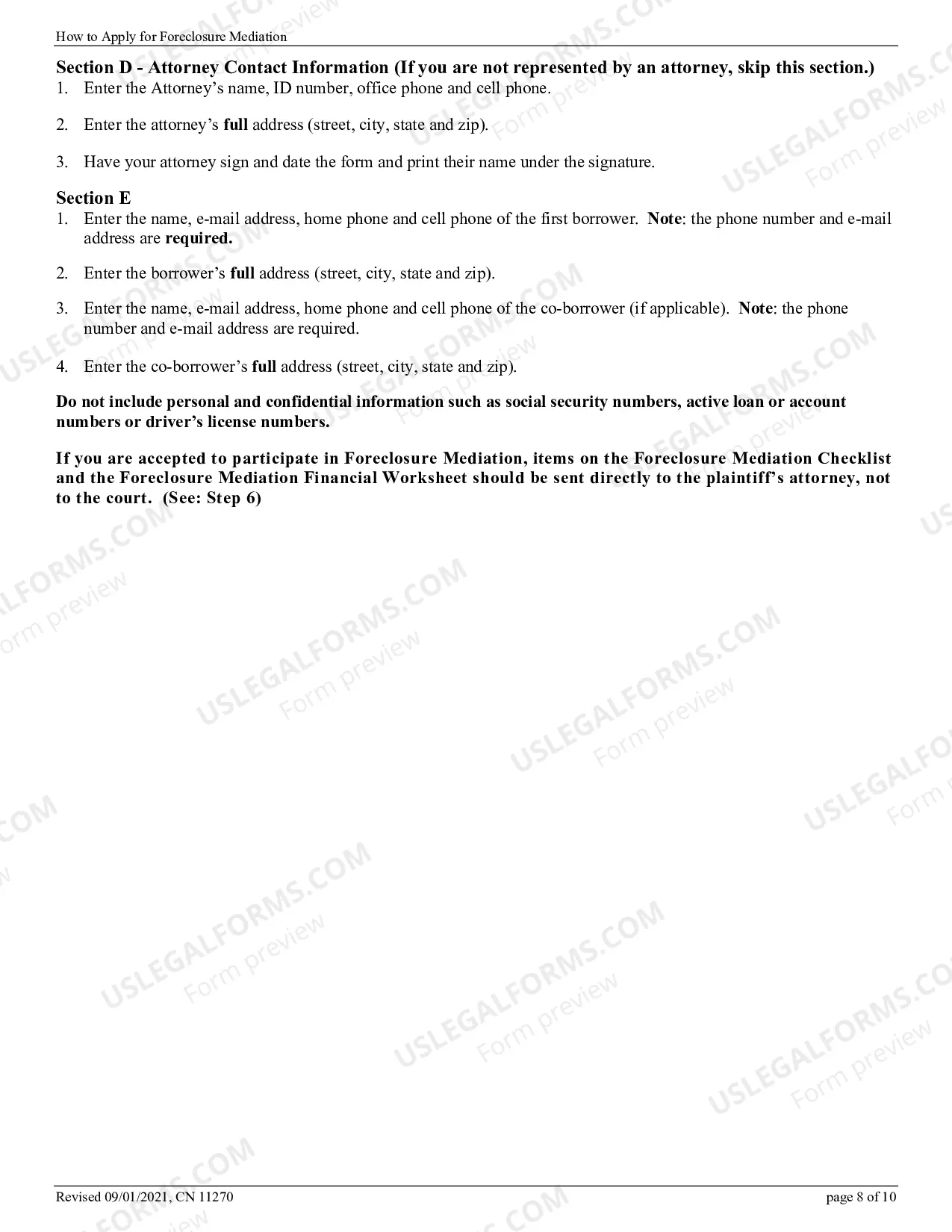 Preview How to Apply for Foreclosure Mediation