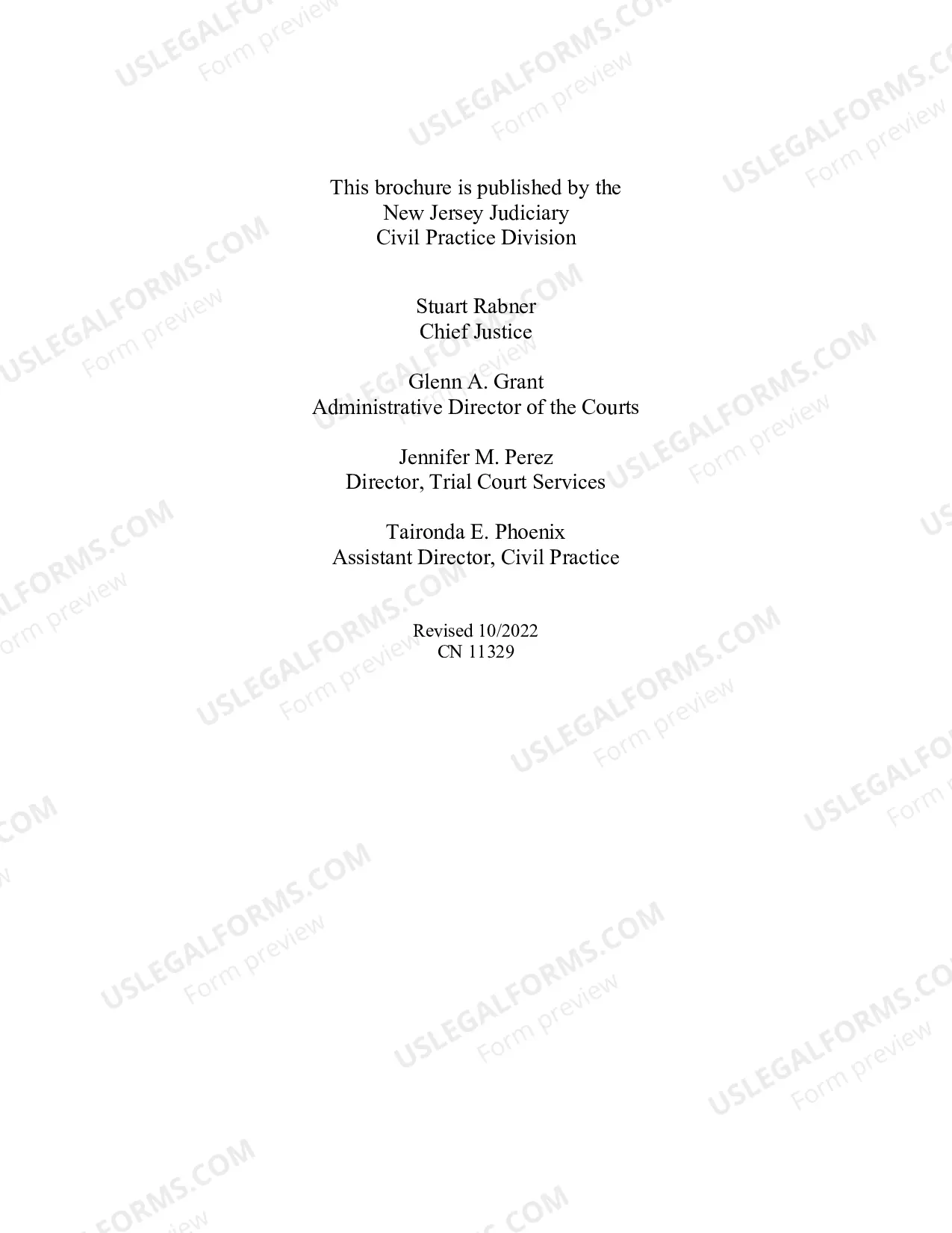 Preview Civil Division Arbitration Program Pamphlet