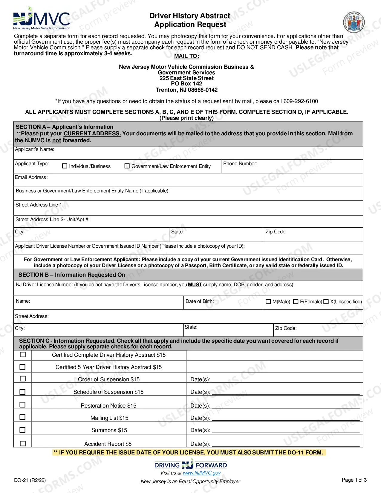 Preview Certification of Diligent Search Kit
