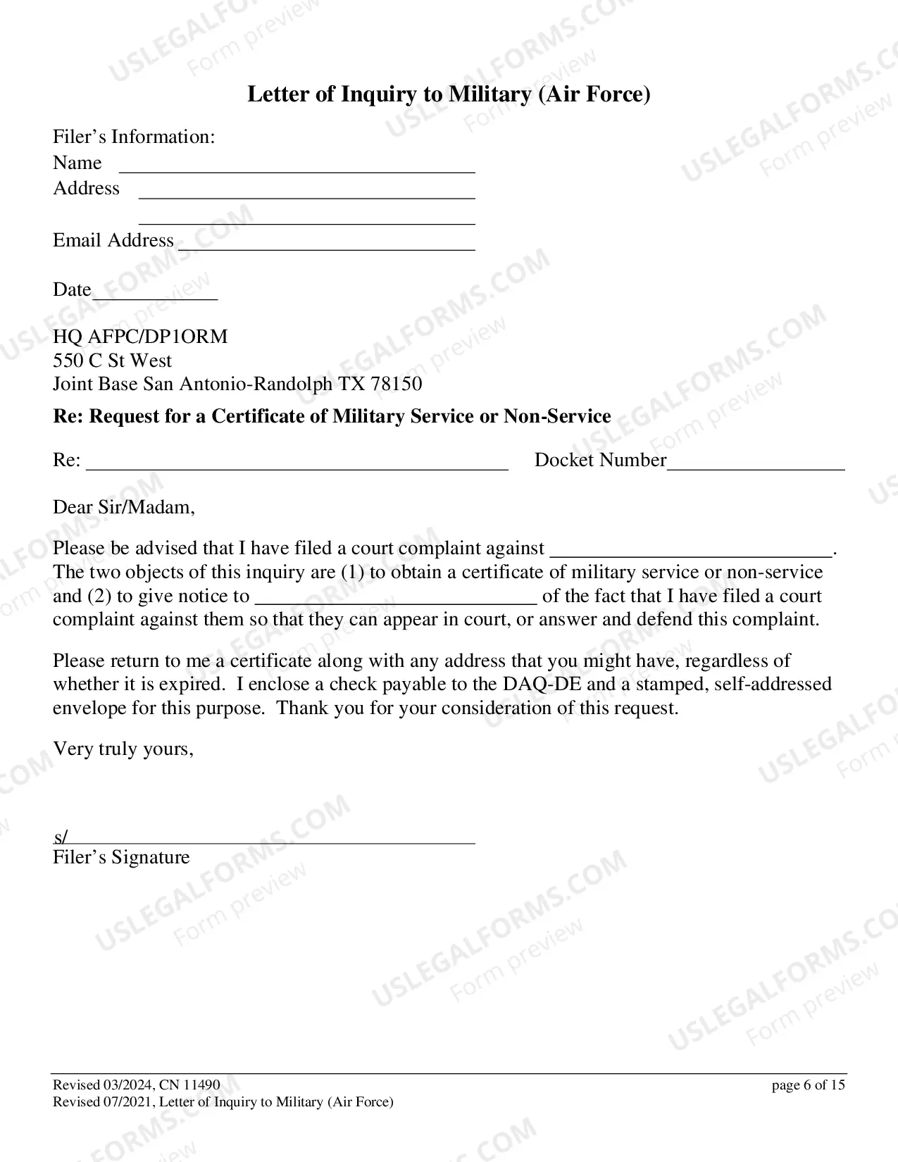 Preview Certification of Diligent Search Kit