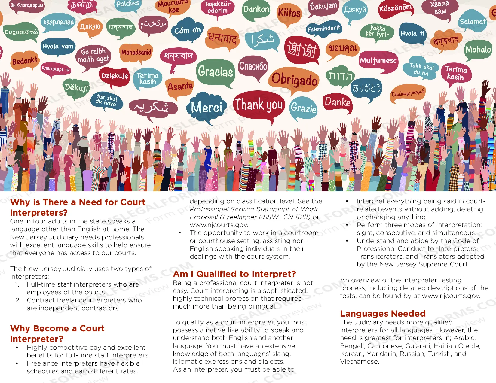 Preview Do You Speak Another Language Fluently? - brochure