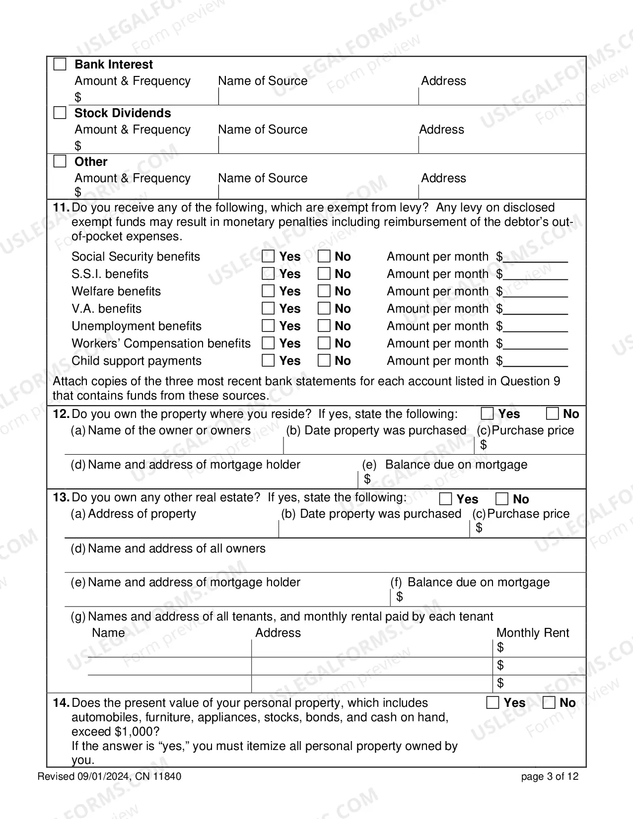 Preview Information Subpoena - Appendix XI-L