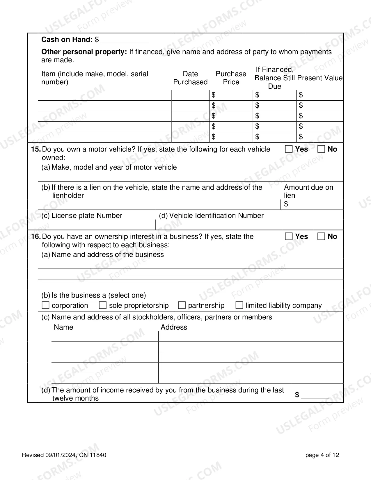 Preview Information Subpoena - Appendix XI-L