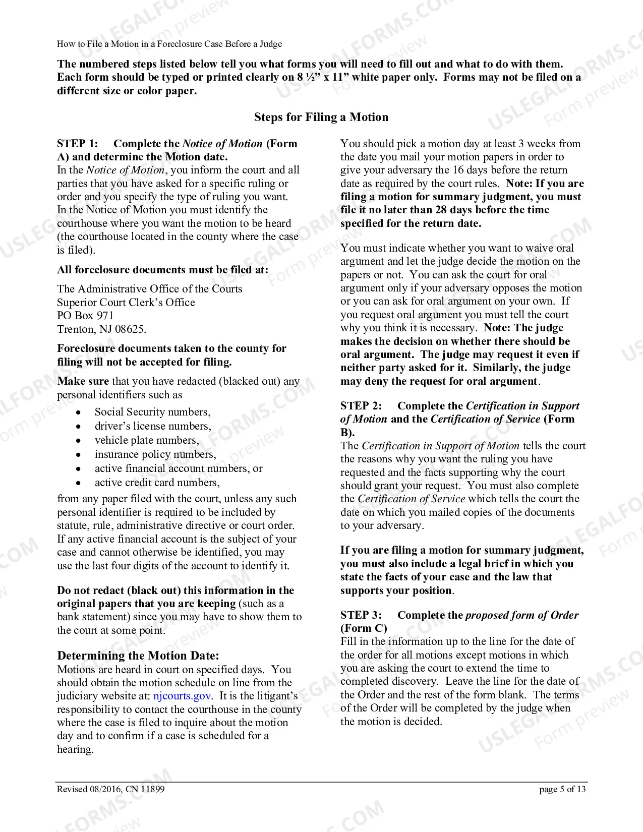 Preview How to File a Motion in a Foreclosure Case Before a Judge