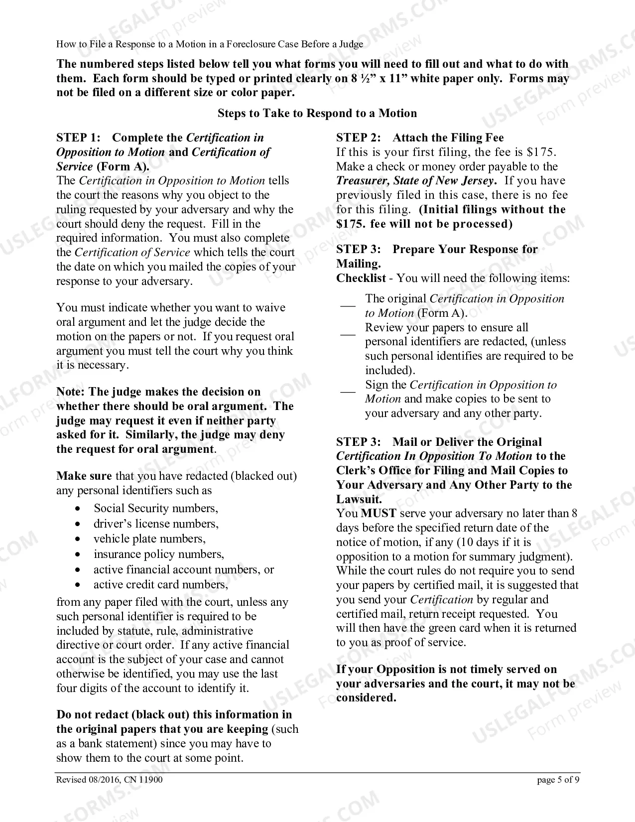 Preview How to File a Response to a Motion in a Foreclosure Case Before a Judge