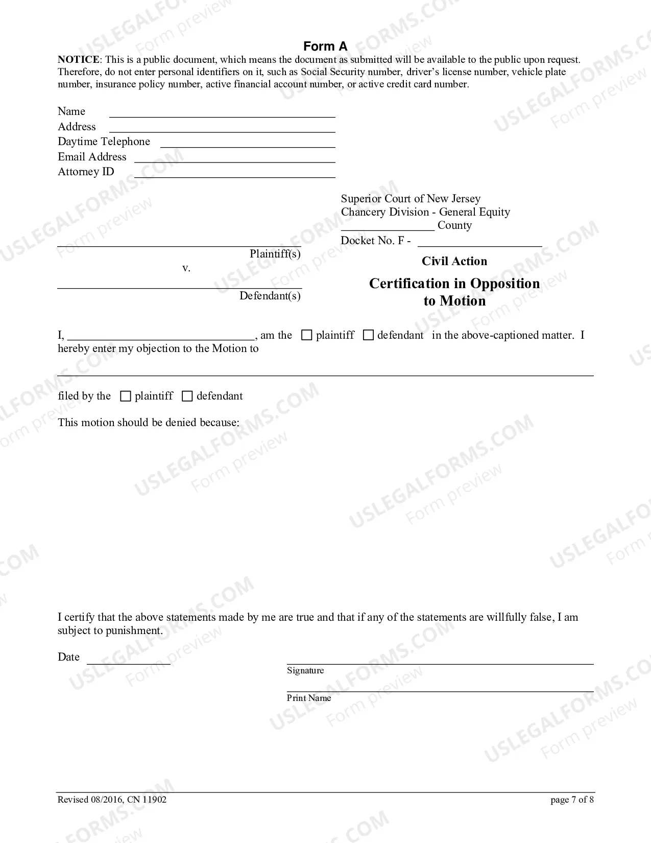 Preview How to File a Response to a Motion in a Foreclosure Case Before the Office of Foreclosure