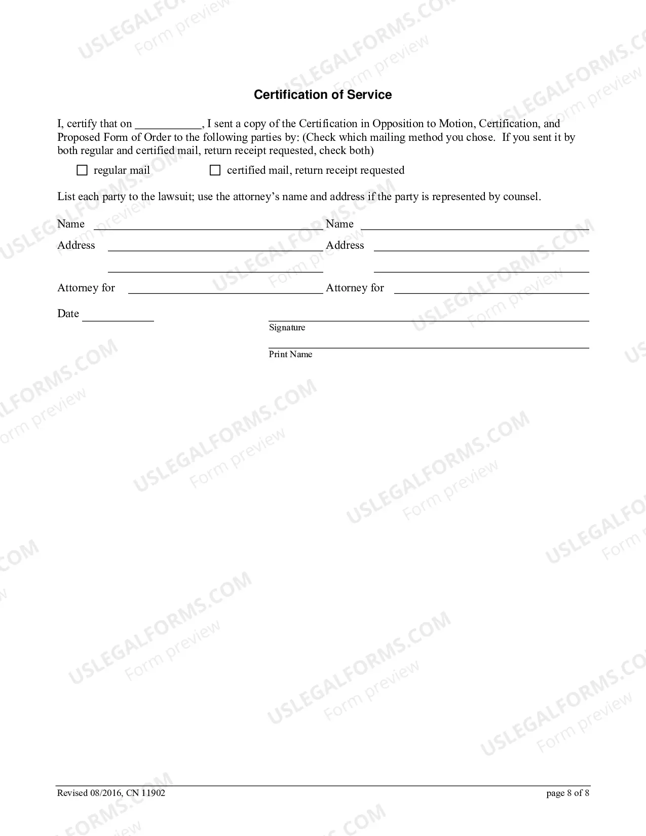 Preview How to File a Response to a Motion in a Foreclosure Case Before the Office of Foreclosure