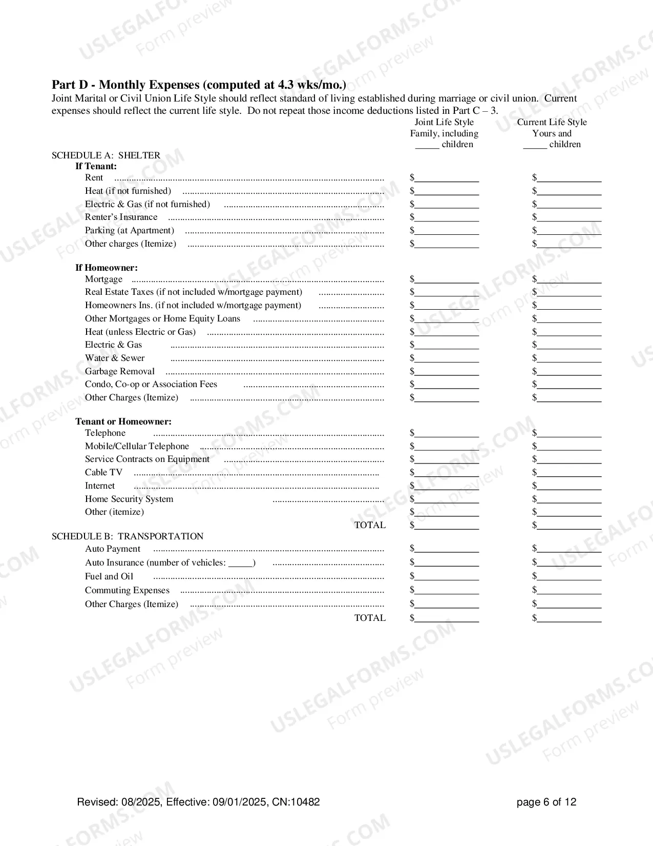 Preview Family Part Case Information Statement