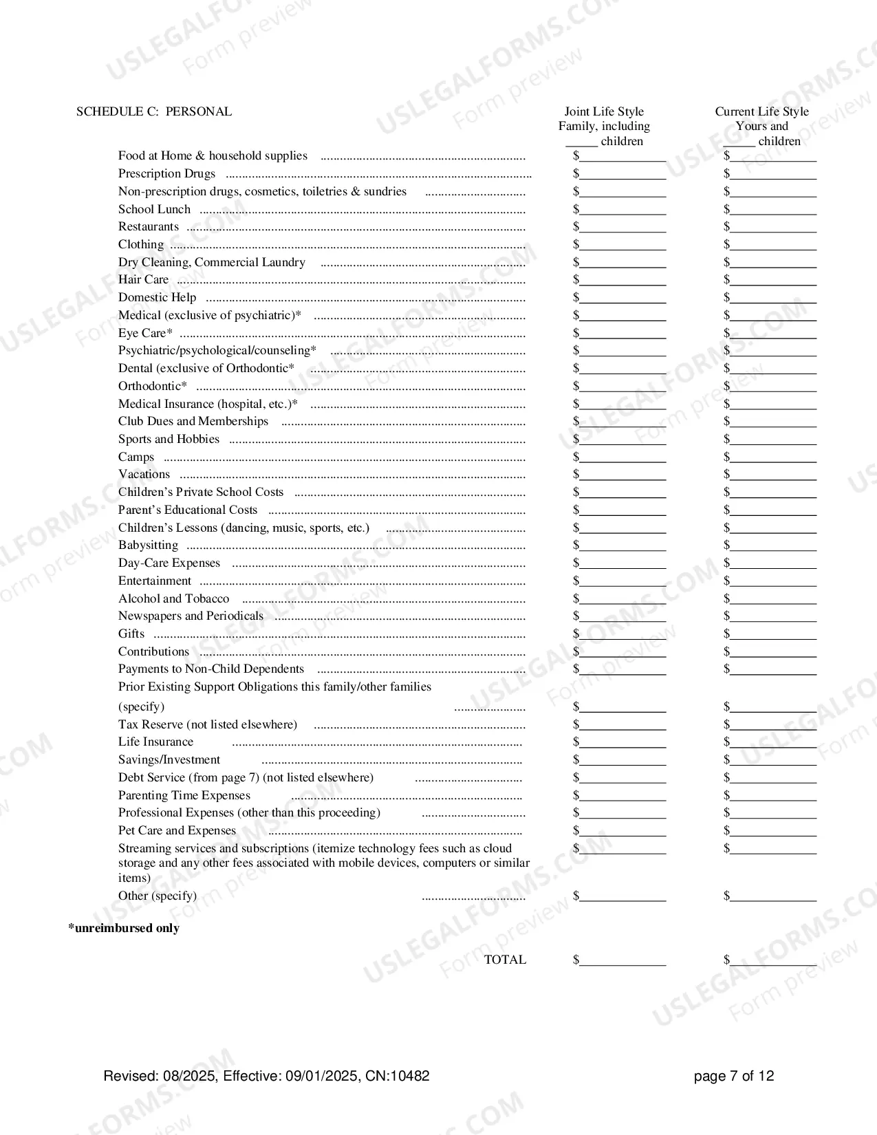 Preview Family Part Case Information Statement