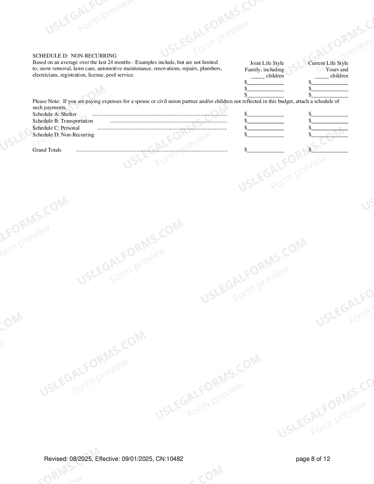 Preview Family Part Case Information Statement