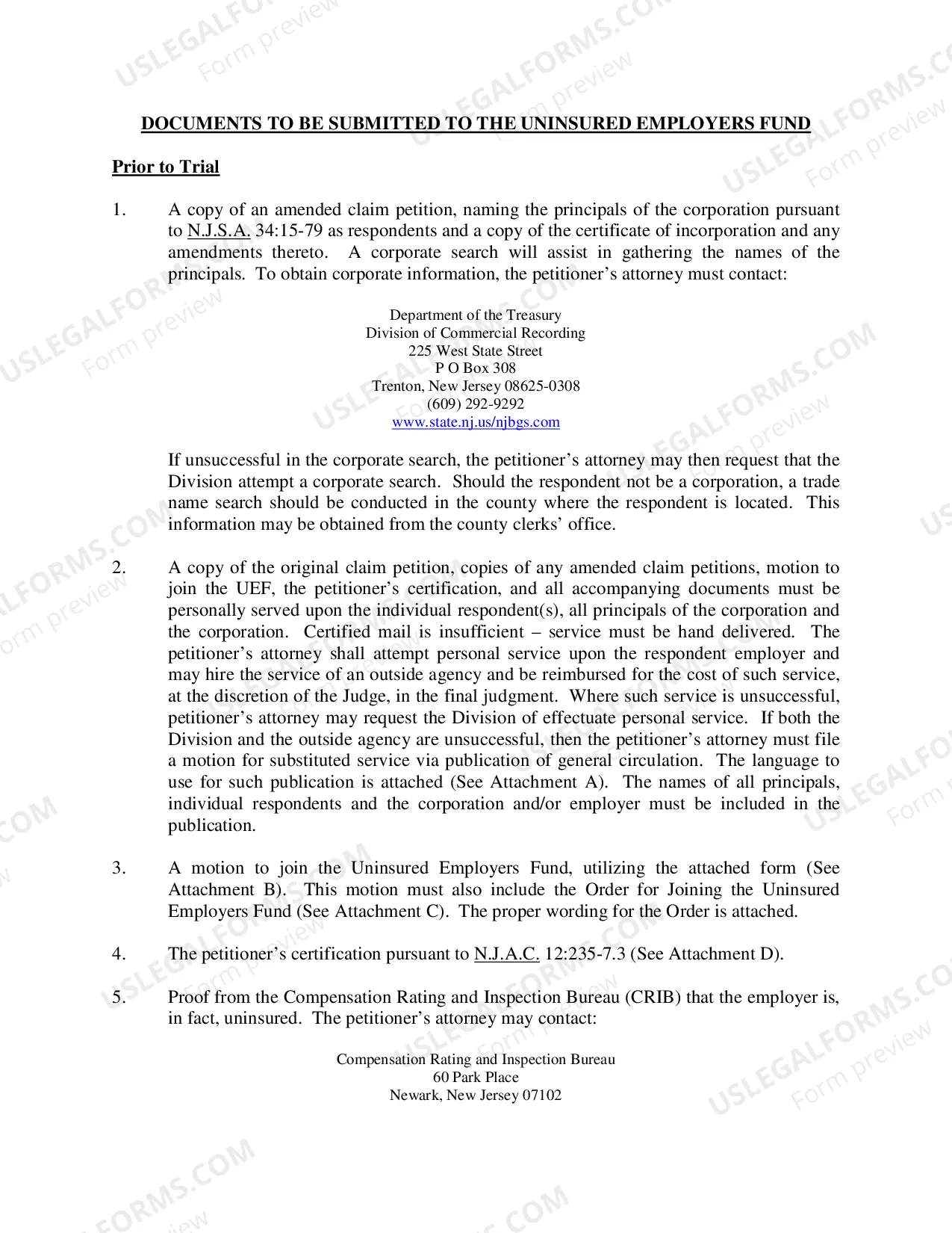 Preview Uninsured Employers Fund (packet)