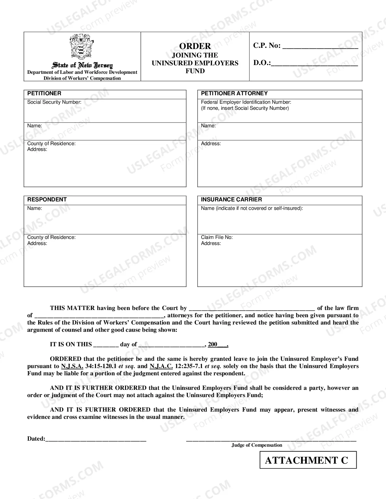 Preview Uninsured Employers Fund (packet)