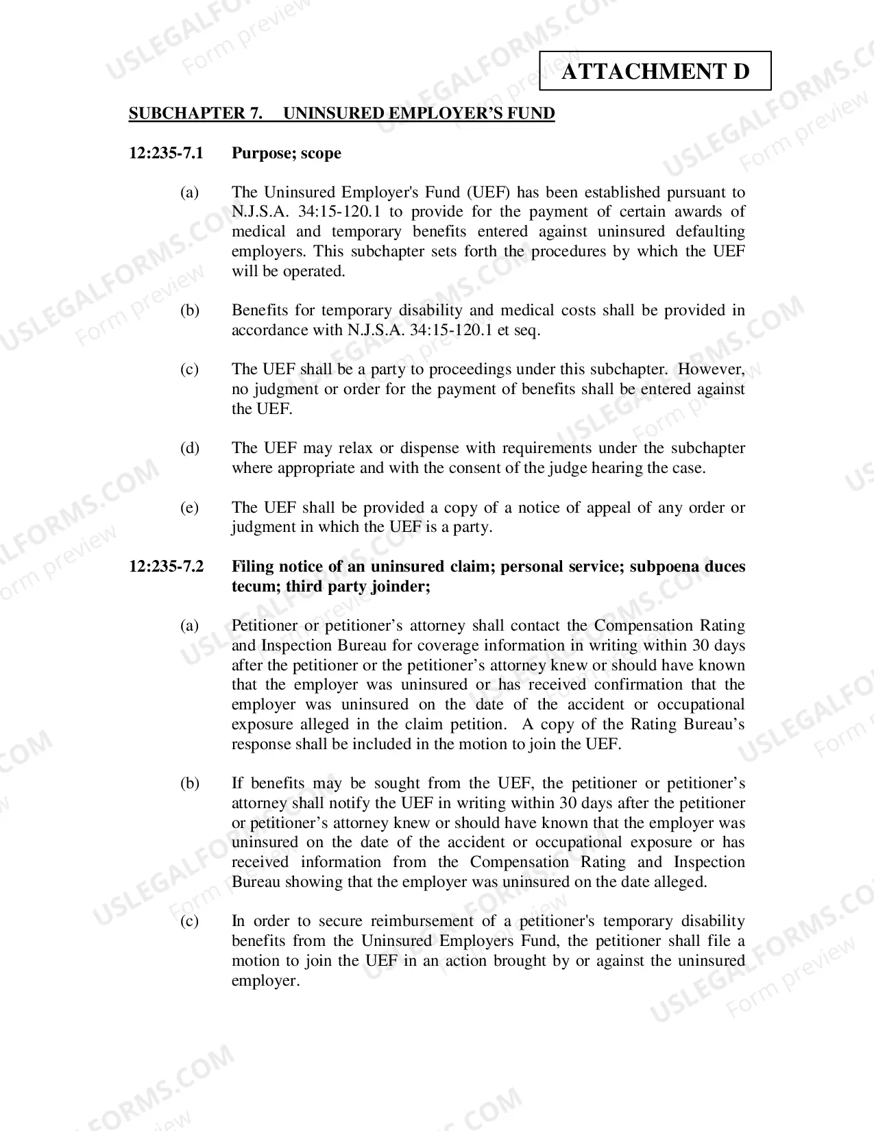 Preview Uninsured Employers Fund (packet)