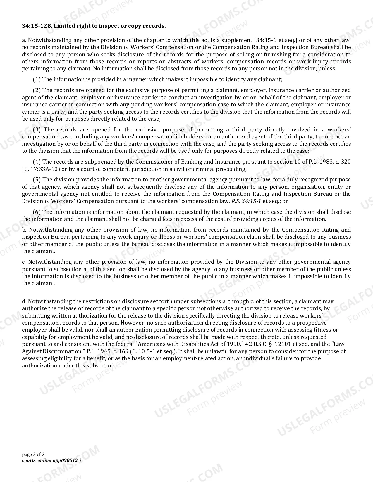 Preview Application Package For Secure Internet Access to Divisions Database and Electronic Filing