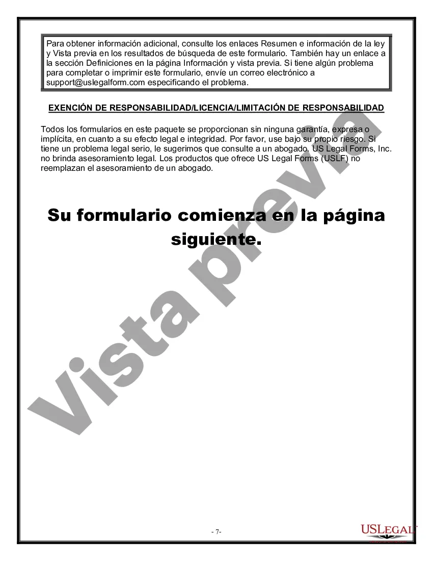 Preview Formulario de última voluntad legal para una viuda o viudo sin hijos
