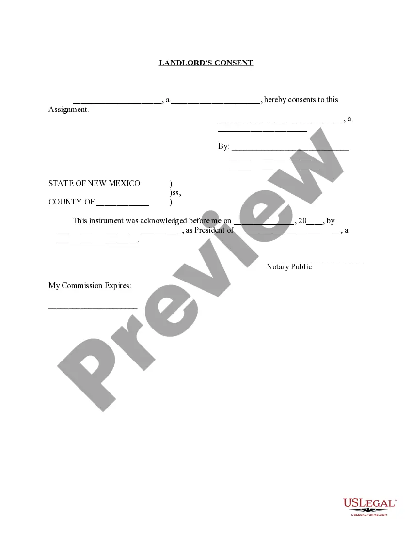 Preview Assignment of Ground Lease