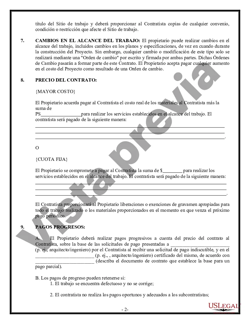 Preview Contrato Comercial para Contratista